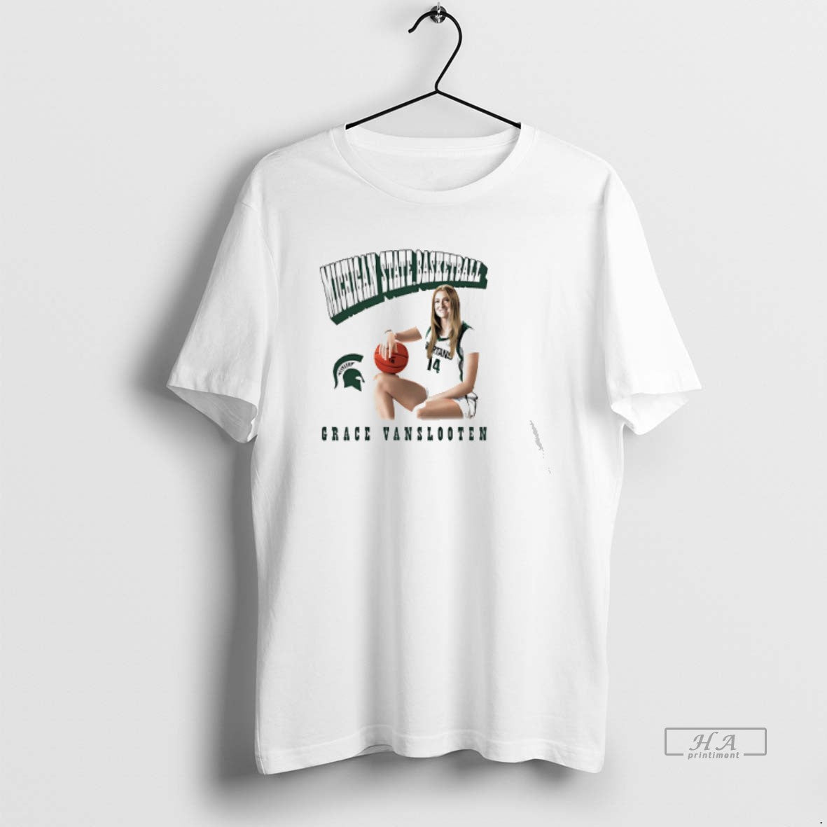 Official Grace Vanslooten Michigan State Spartans Illustrated T-Shirts, Hoodie, Sweatshirt - T-Shirt, Sweatshirt, Hoodie
