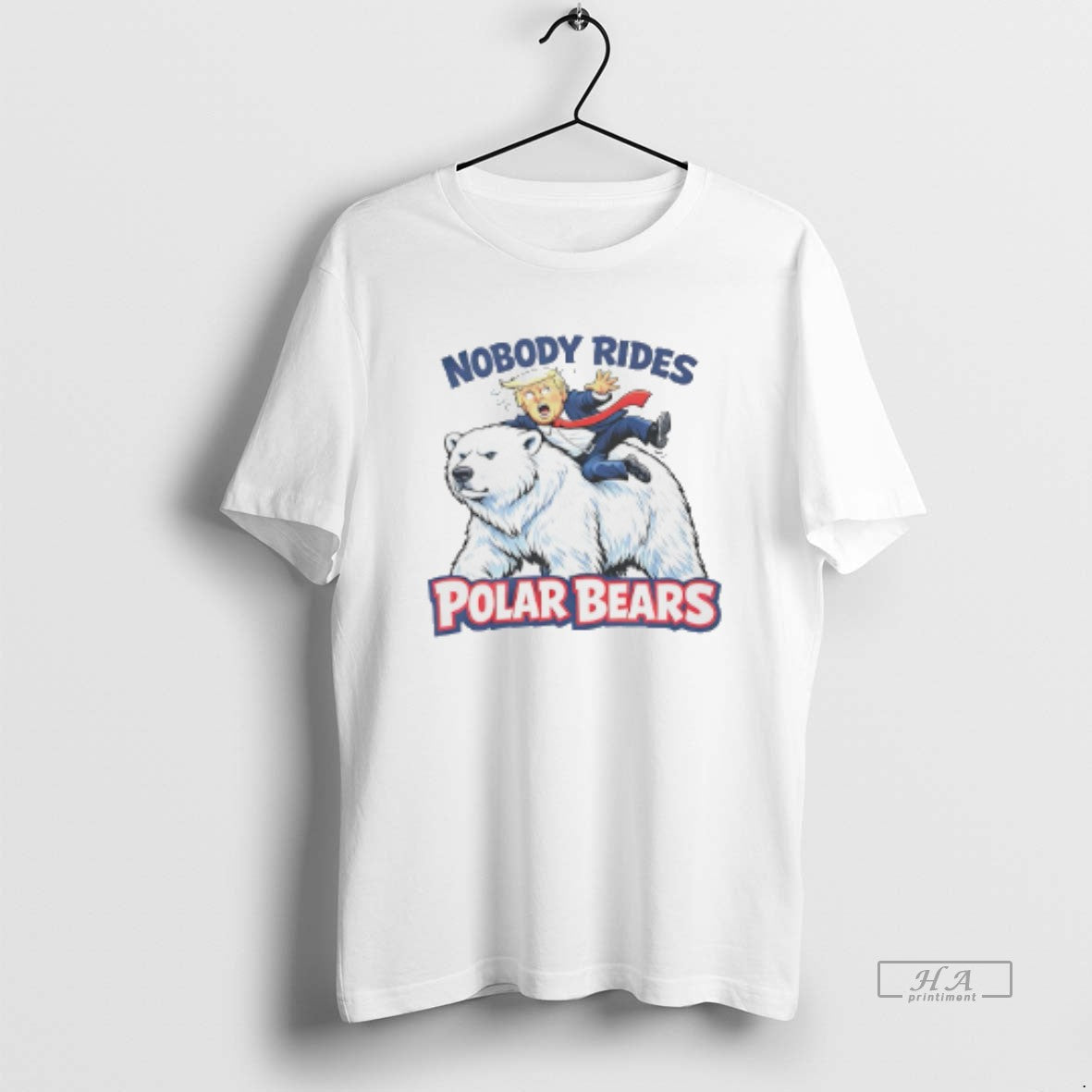 Official Greenland Nobody Rides Polar Bears Trump Caricature T-Shirts, Hoodie, Sweatshirt - T-Shirt, Sweatshirt, Hoodie