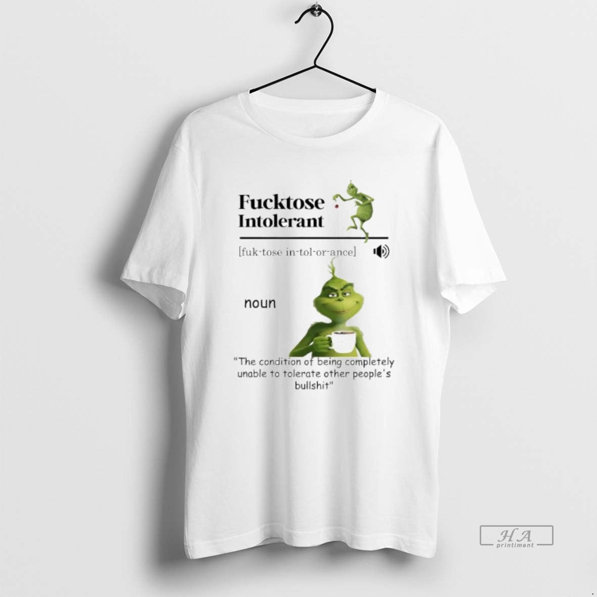 Official Grinch Fucktose Intolerant Noun T-Shirts, Hoodie, Sweatshirt - T-Shirt, Sweatshirt, Hoodie