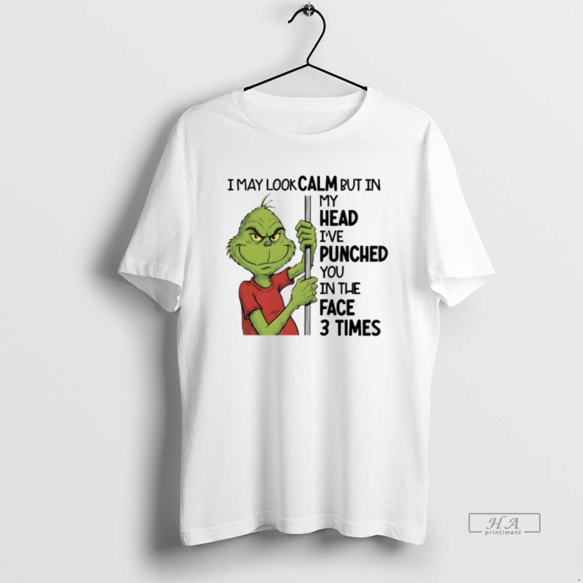 Official Grinch I May Calm But My Head Ive Punched You T-Shirts, Hoodie, Sweatshirt - T-Shirt, Sweatshirt, Hoodie