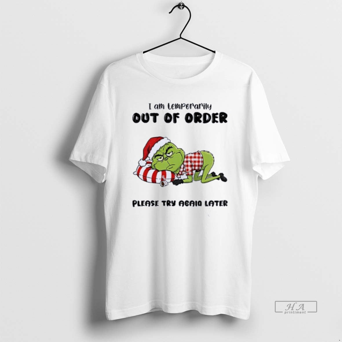 Official Grinch Santa I Am Temporarily Out Order Please Try Again Later T-Shirts, Hoodie, Sweatshirt - T-Shirt, Sweatshirt, Hoodie