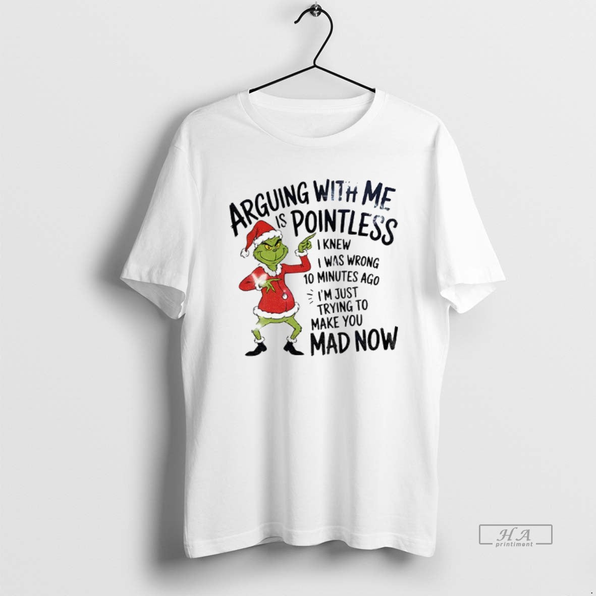 Official Grinch Santa Arguing Me Is Pointless I Knew I Was Wrong 10 Minutes T-Shirts, Hoodie, Sweatshirt - T-Shirt, Sweatshirt, Hoodie