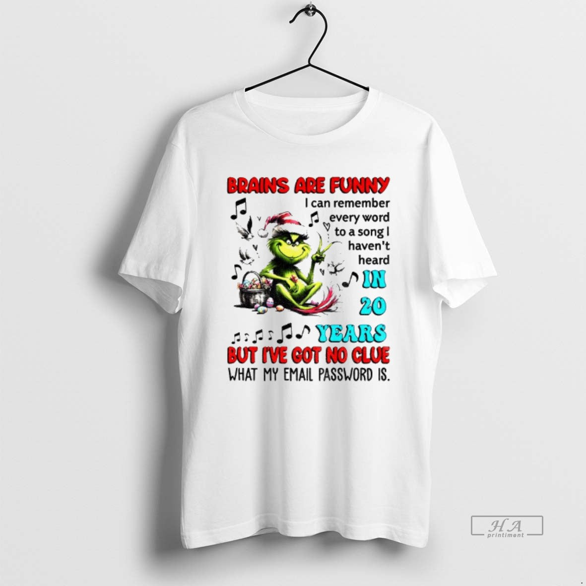 Official Grinch Brains Are Funny I Can Remember Every Word Song Havent Heard T-Shirts, Hoodie, Sweatshirt - T-Shirt, Sweatshirt, Hoodie