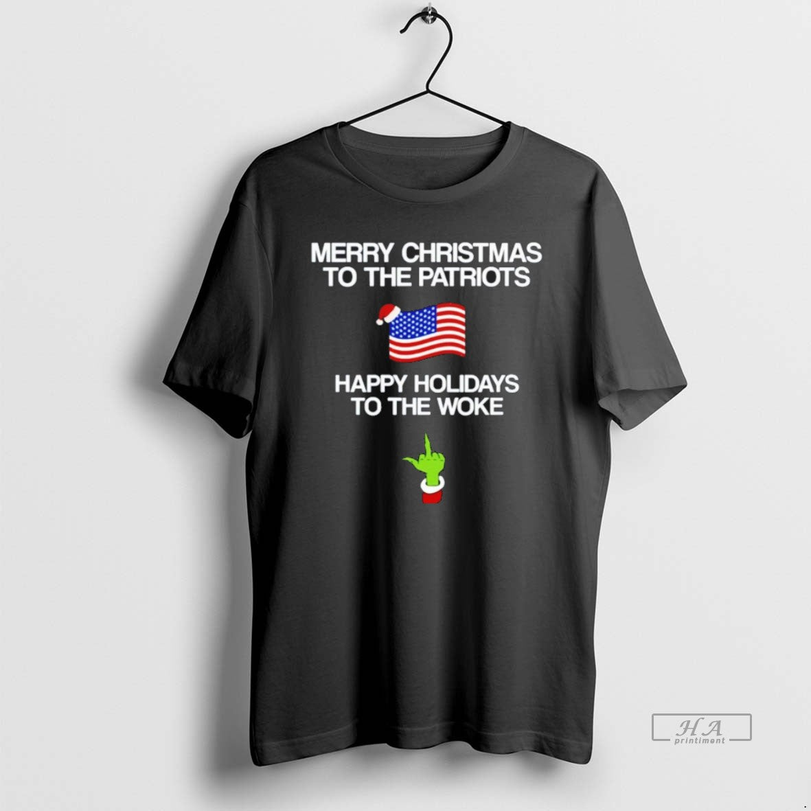 Official Grinch Middle Finger Merry Patriots Happy Holidays Woke T-Shirts, Hoodie, Sweatshirt - T-Shirt, Sweatshirt, Hoodie