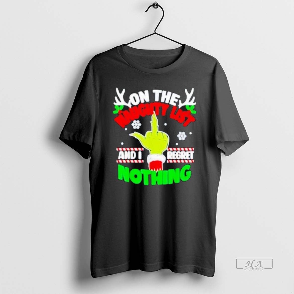 Official Grinch Naughty List I Regret Nothing T-Shirts, Hoodie, Sweatshirt - T-Shirt, Sweatshirt, Hoodie