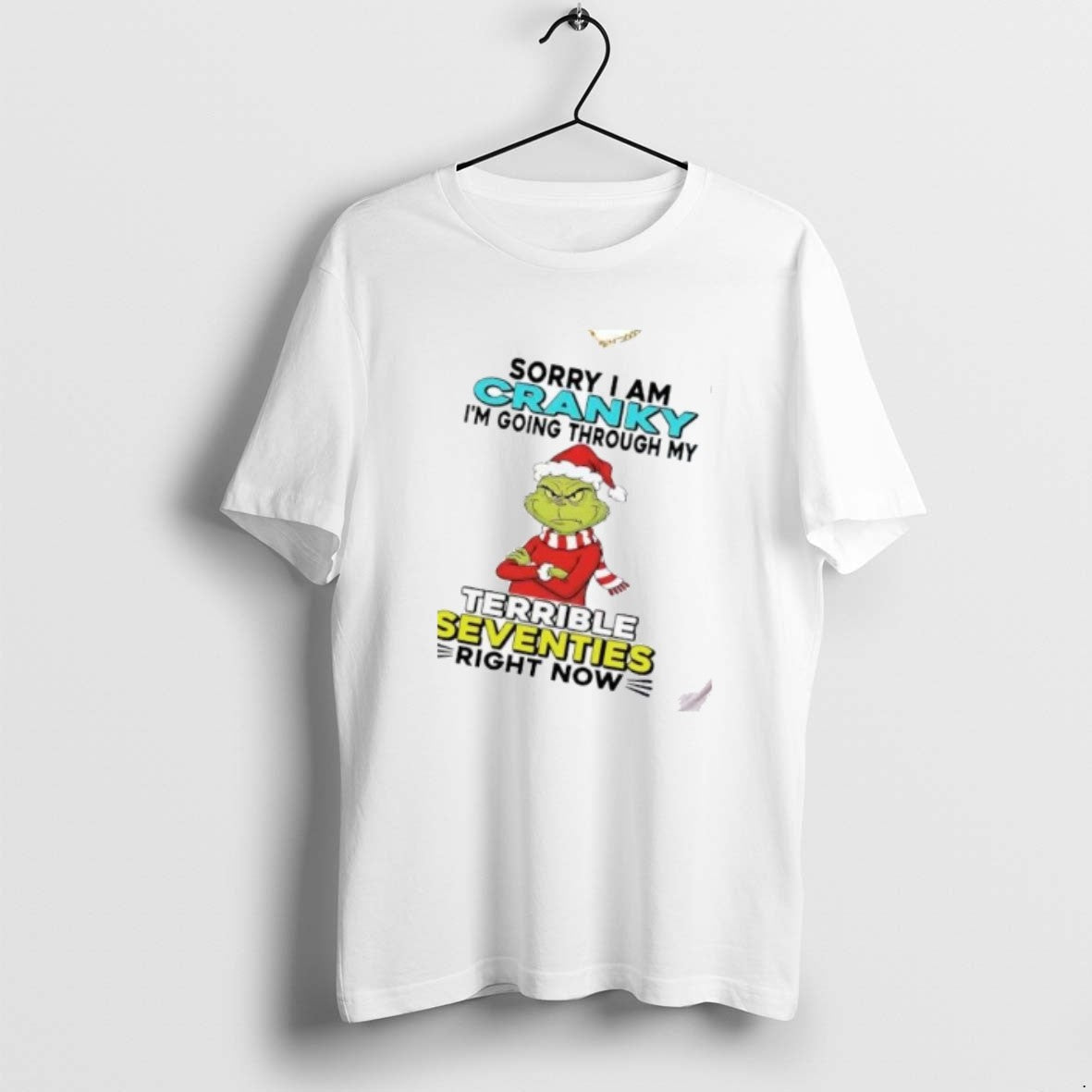 Official Grinch Sorry I Am Cranky Im Going Through My Terrible Seventies T-Shirts, Hoodie, Sweatshirt - T-Shirt, Sweatshirt, Hoodie