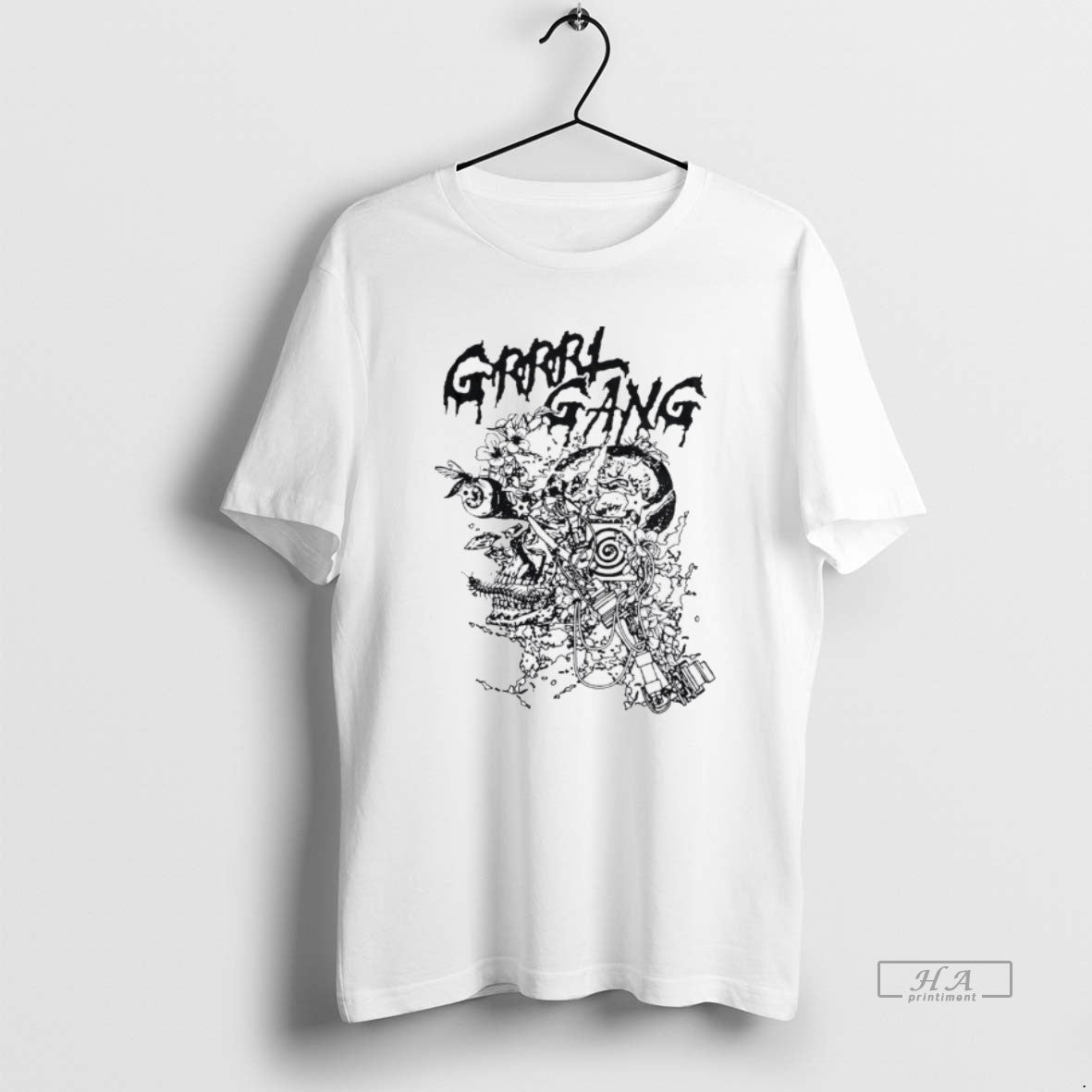 Official Grrrl Gang X Behelit Press Electric Bloom Indie T-Shirts, Hoodie, Sweatshirt - T-Shirt, Sweatshirt, Hoodie