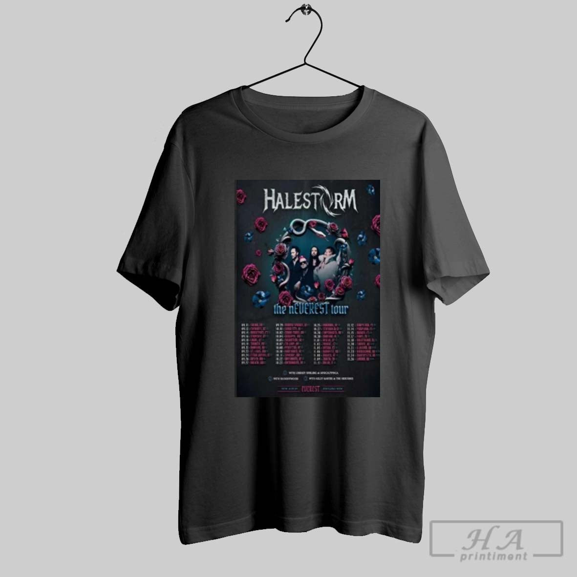 Official Halestorm Neverest Tour 25 T-Shirts, Hoodie, Sweatshirt - T-Shirt, Sweatshirt, Hoodie