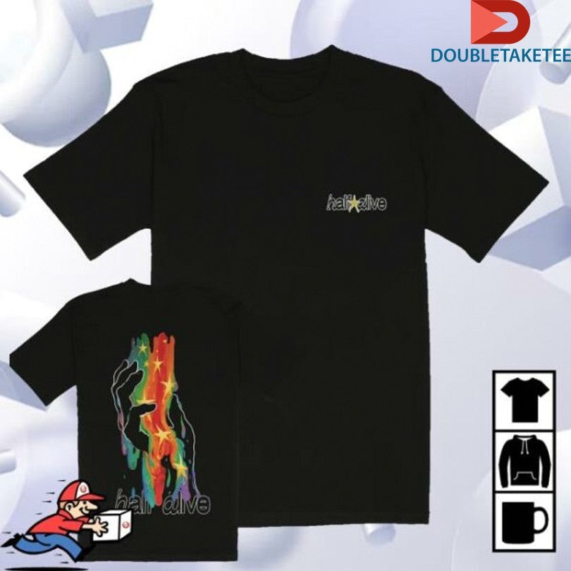 Half Alive 7 Hand Rainbow T-shirts Unisex T-shirt, Sweatshirt, Hoodie, Long Sleeve Tee - T-Shirt, Sweatshirt, Hoodie