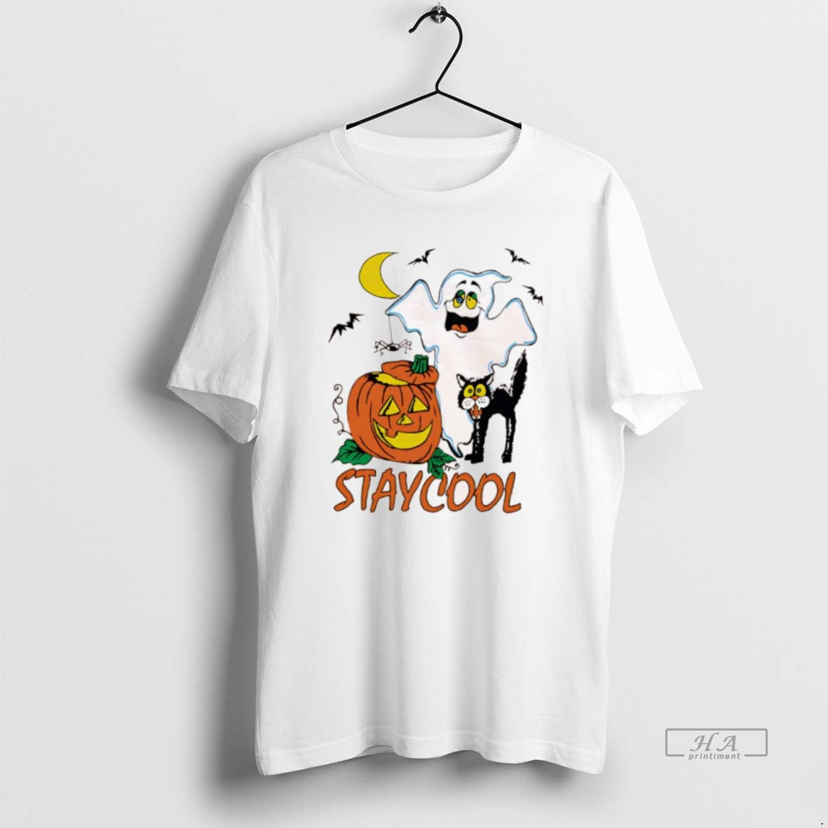 Official Halloween Items Ghost Pumpkin Black Cat Staycool T-Shirts, Hoodie, Sweatshirt - T-Shirt, Sweatshirt, Hoodie