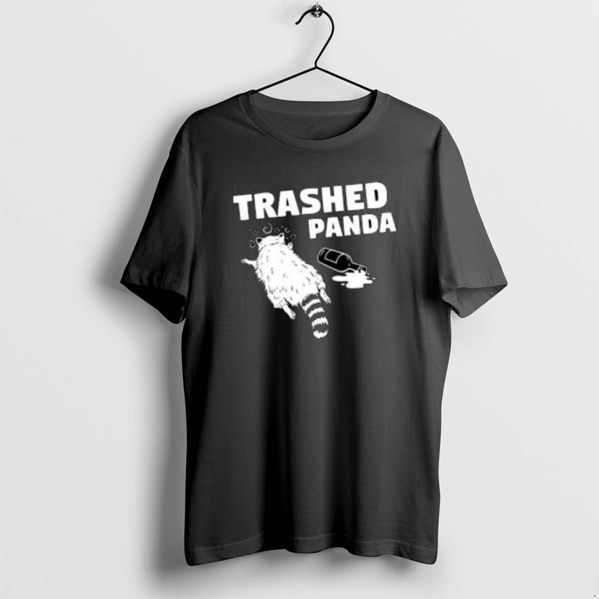 Official Hanover Drunk Raccoon Trashed Panda Circle Black T-Shirts, Hoodie, Sweatshirt - T-Shirt, Sweatshirt, Hoodie