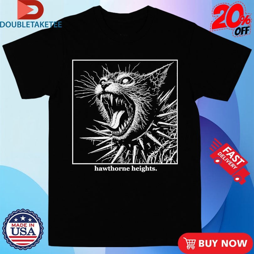 Hawthorne Heights Goth Cat Shirts Unisex T-shirt, Sweatshirt, Hoodie, Long Sleeve Tee - T-Shirt, Sweatshirt, Hoodie