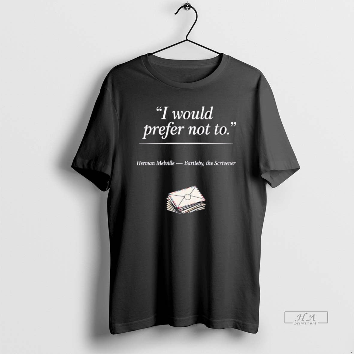 Official Herman Melville I Would Prefer Not Bartleby Scrivener T-Shirts, Hoodie, Sweatshirt - T-Shirt, Sweatshirt, Hoodie