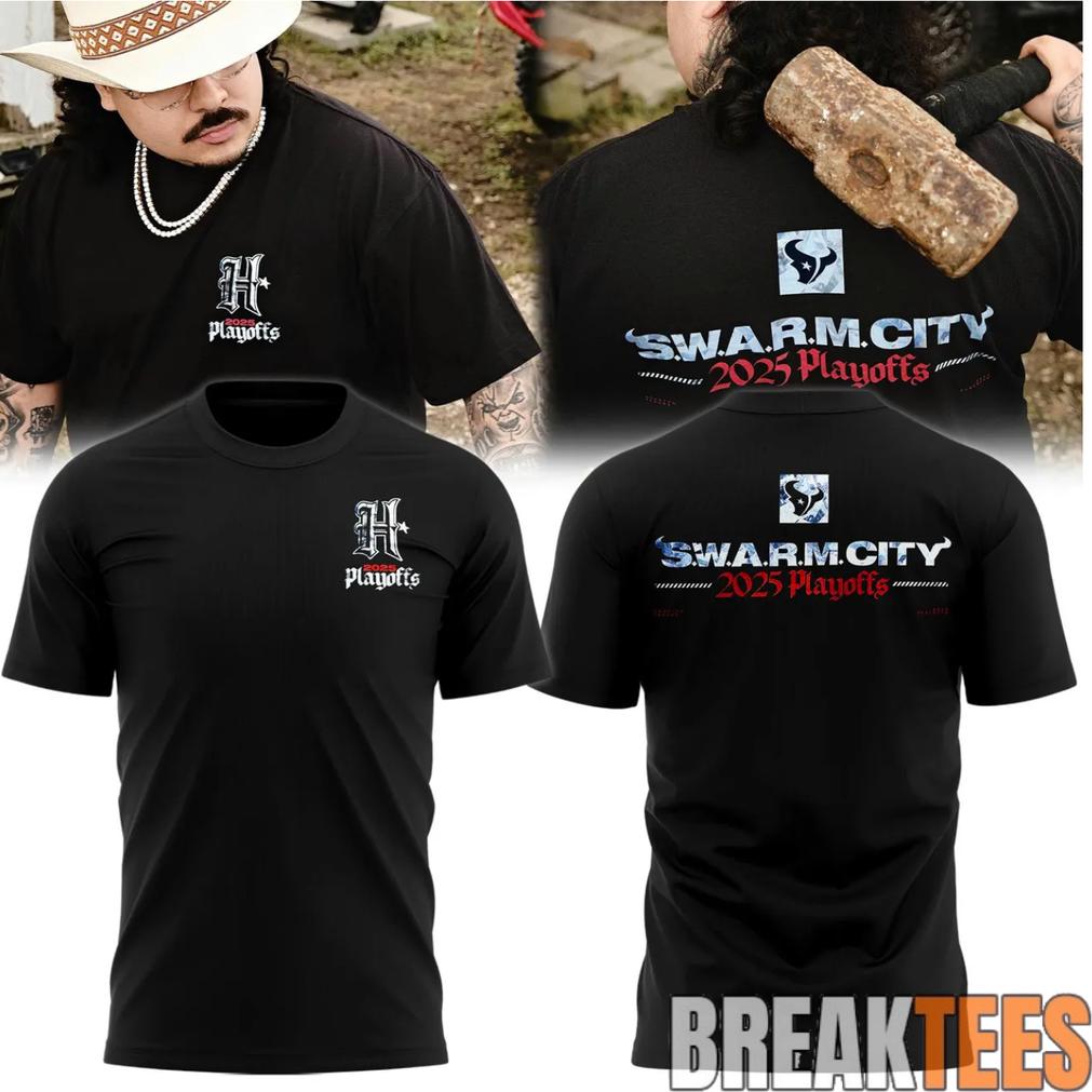 Houston Texans S.W.A.R.M. City T-Shirt Unisex T-shirt, Sweatshirt, Hoodie, Long Sleeve Tee - T-Shirt, Sweatshirt, Hoodie