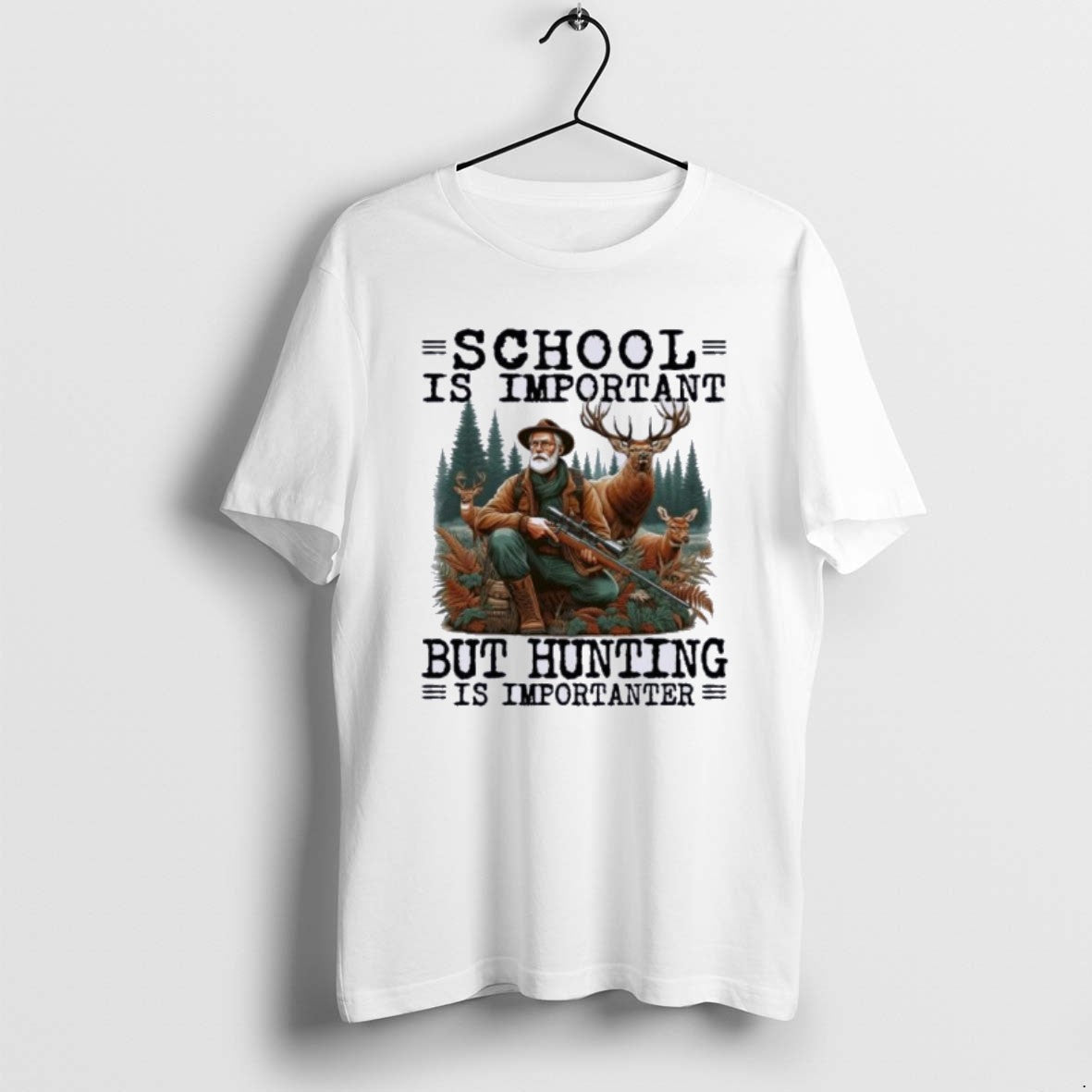 Official Hunting School Is Important T-Shirts, Hoodie, Sweatshirt - T-Shirt, Sweatshirt, Hoodie