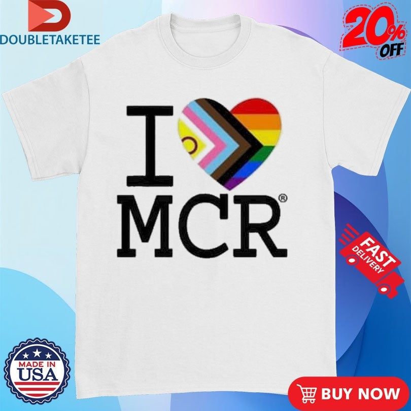 I Love MCR Pride Shirts Unisex T-shirt, Sweatshirt, Hoodie, Long Sleeve Tee - T-Shirt, Sweatshirt, Hoodie