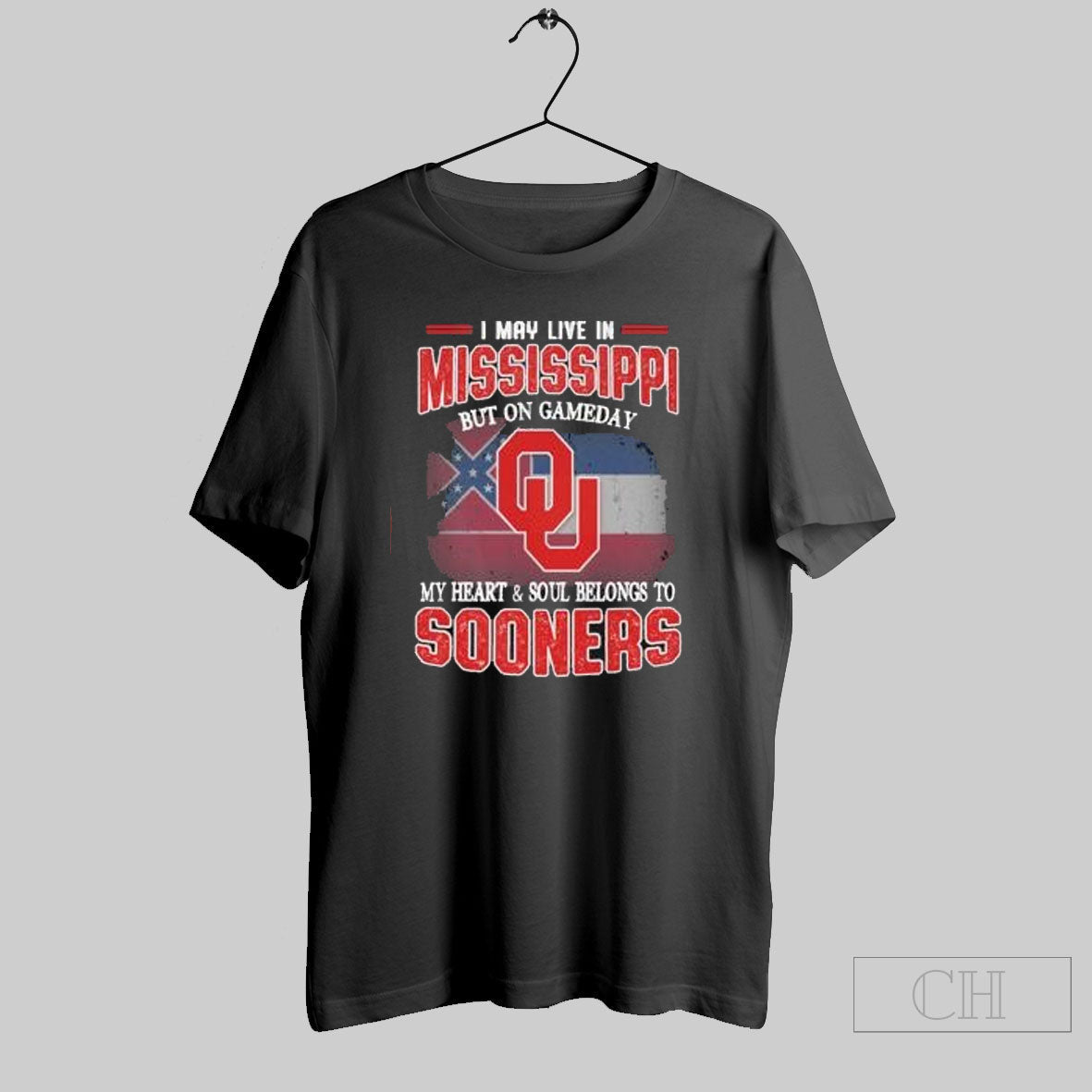 Official I May Live Mississippi But Gameday My Heart Soul Belongs Oklahoma Sooners T-Shirts, Hoodie, Sweatshirt - T-Shirt, Sweatshirt, Hoodie