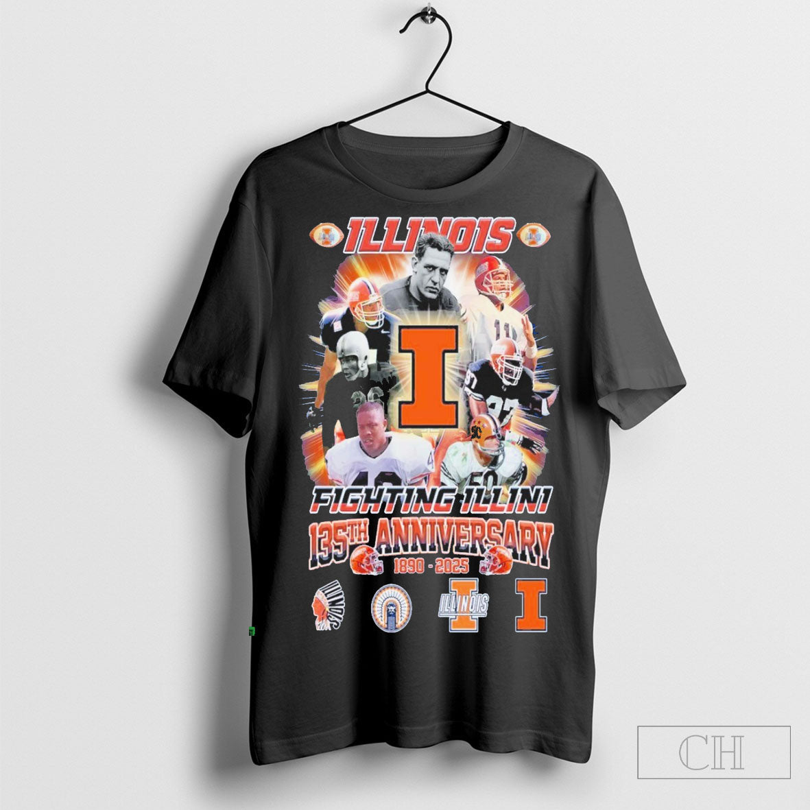 Official Illinois Fighting Illini 135th Anniversary 1890 2025 Fans Limited T-Shirts, Hoodie, Sweatshirt - T-Shirt, Sweatshirt, Hoodie