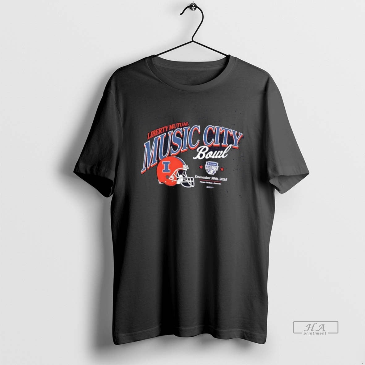 Official Illinois Fighting Illini 2025 Liberty Mutual Music City Bowl Helmet T-Shirts, Hoodie, Sweatshirt - T-Shirt, Sweatshirt, Hoodie