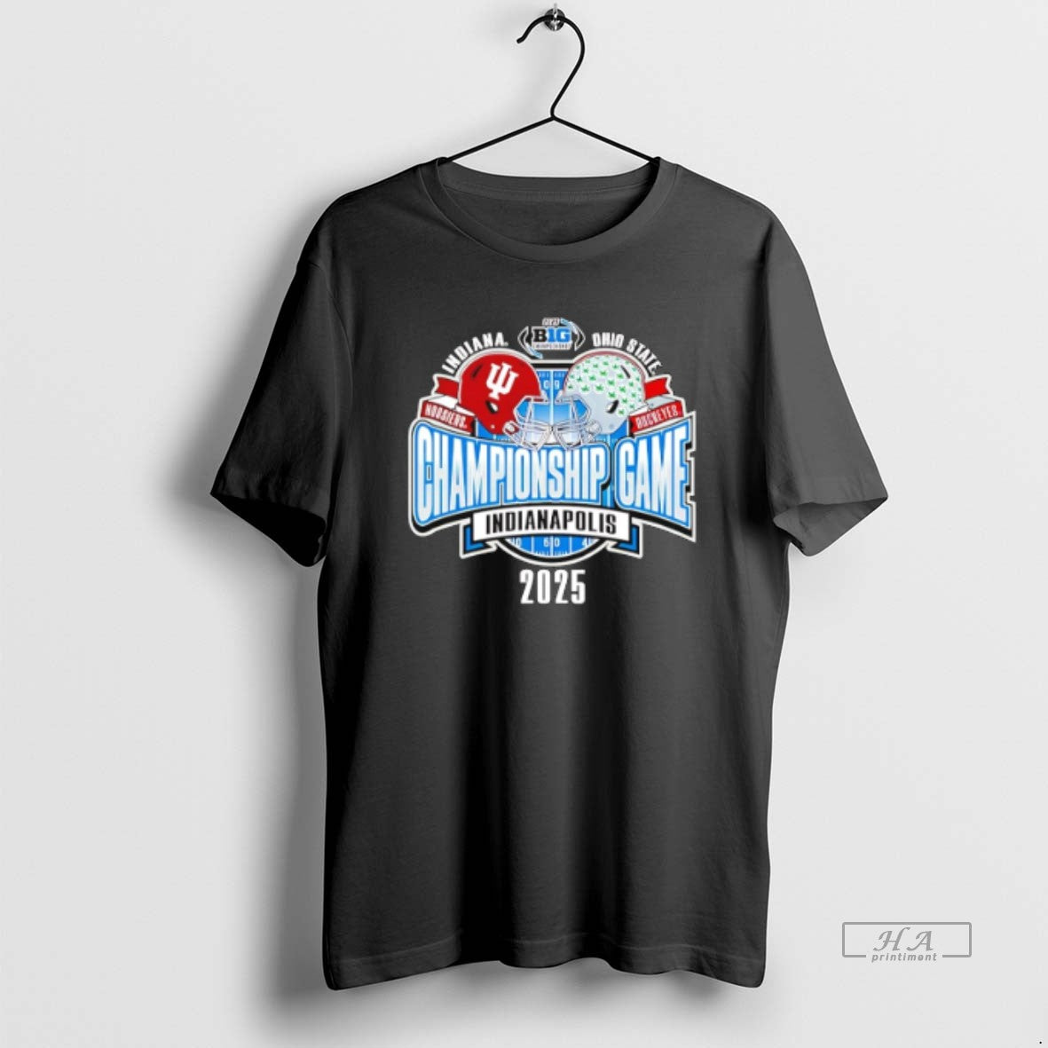 Official Indiana Vs Ohio State Big 10 Championship Game Matchup Helmets T-Shirts, Hoodie, Sweatshirt - T-Shirt, Sweatshirt, Hoodie