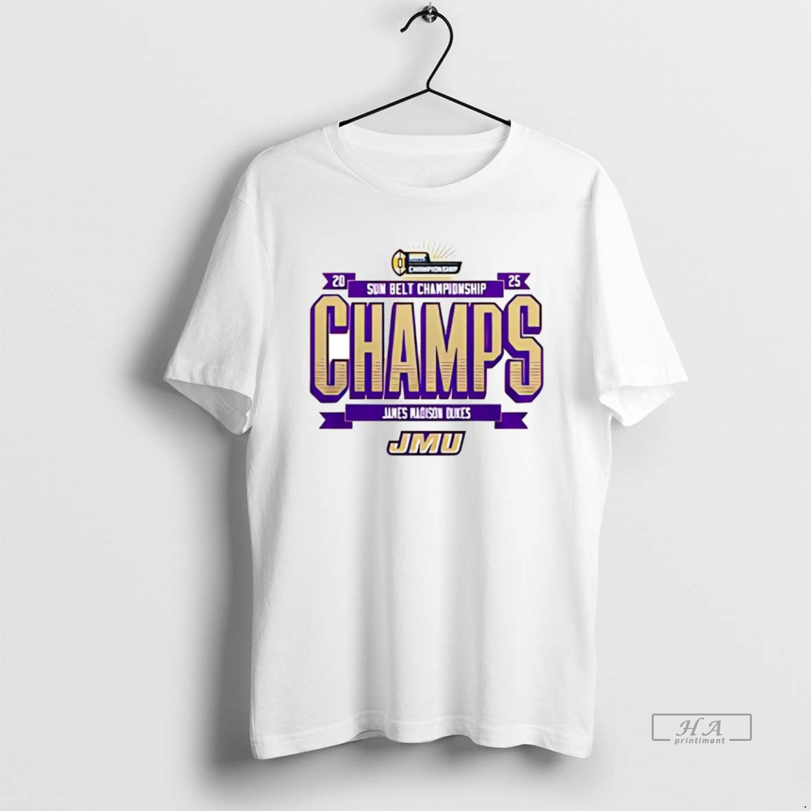 Official Jmu Football 2025 Sun Belt Championship 2 Sided T-Shirts, Hoodie, Sweatshirt - T-Shirt, Sweatshirt, Hoodie