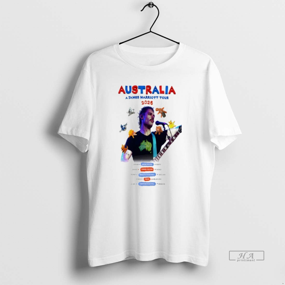 Official James Marriott Live Australia Tour 2026 T-Shirts, Hoodie, Sweatshirt - T-Shirt, Sweatshirt, Hoodie