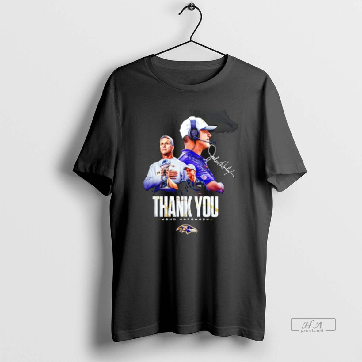 Official John Harbaugh Baltimore Ravens Thank You Signature T-Shirts, Hoodie, Sweatshirt - T-Shirt, Sweatshirt, Hoodie