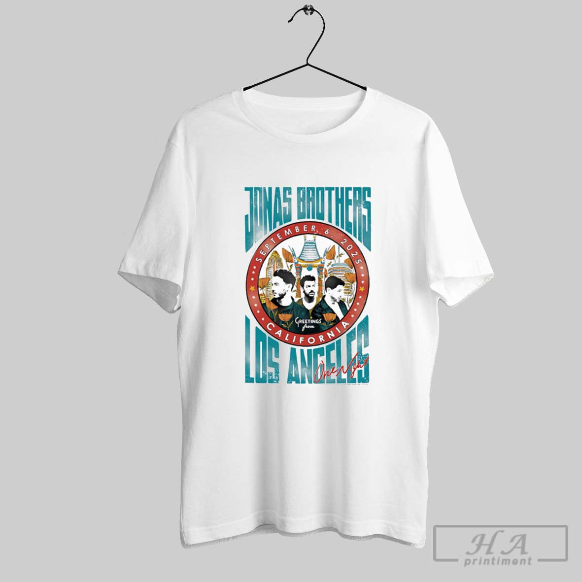 Official Jonas Brothers California Los Angeles One Night T-Shirts, Hoodie, Sweatshirt - T-Shirt, Sweatshirt, Hoodie