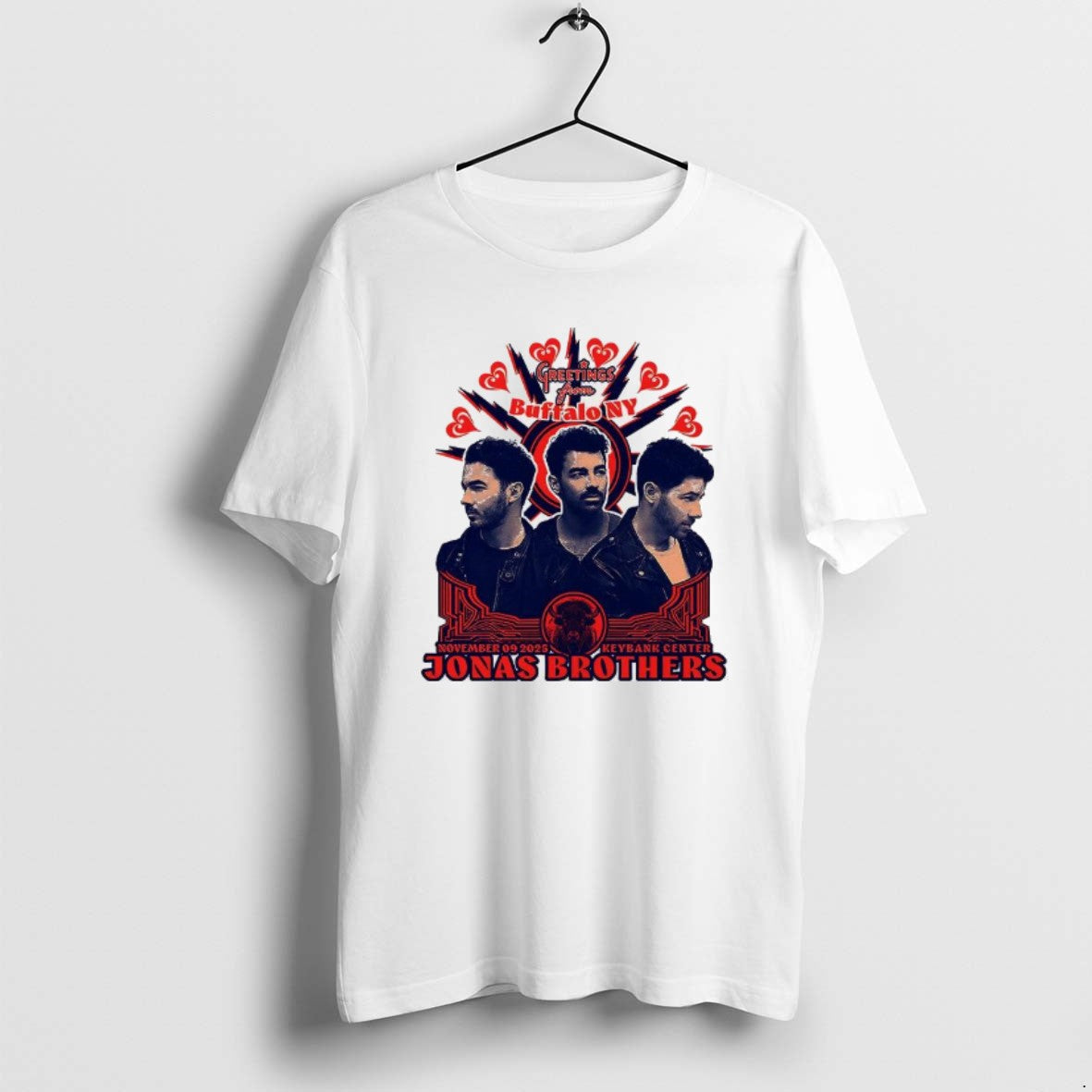 Official Jonas Greetings Your Hometown Buffalo Ny Keybank Center 2025 T-Shirts, Hoodie, Sweatshirt - T-Shirt, Sweatshirt, Hoodie