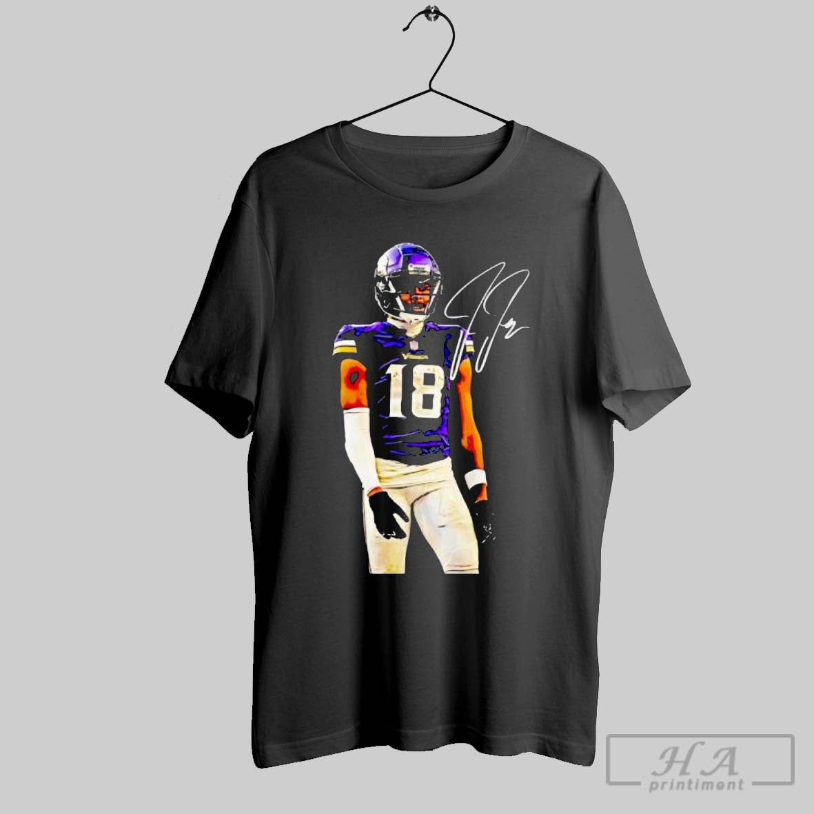 Official Justin Jefferson Minnesota Vikings Signature Classic T-Shirts, Hoodie, Sweatshirt - T-Shirt, Sweatshirt, Hoodie