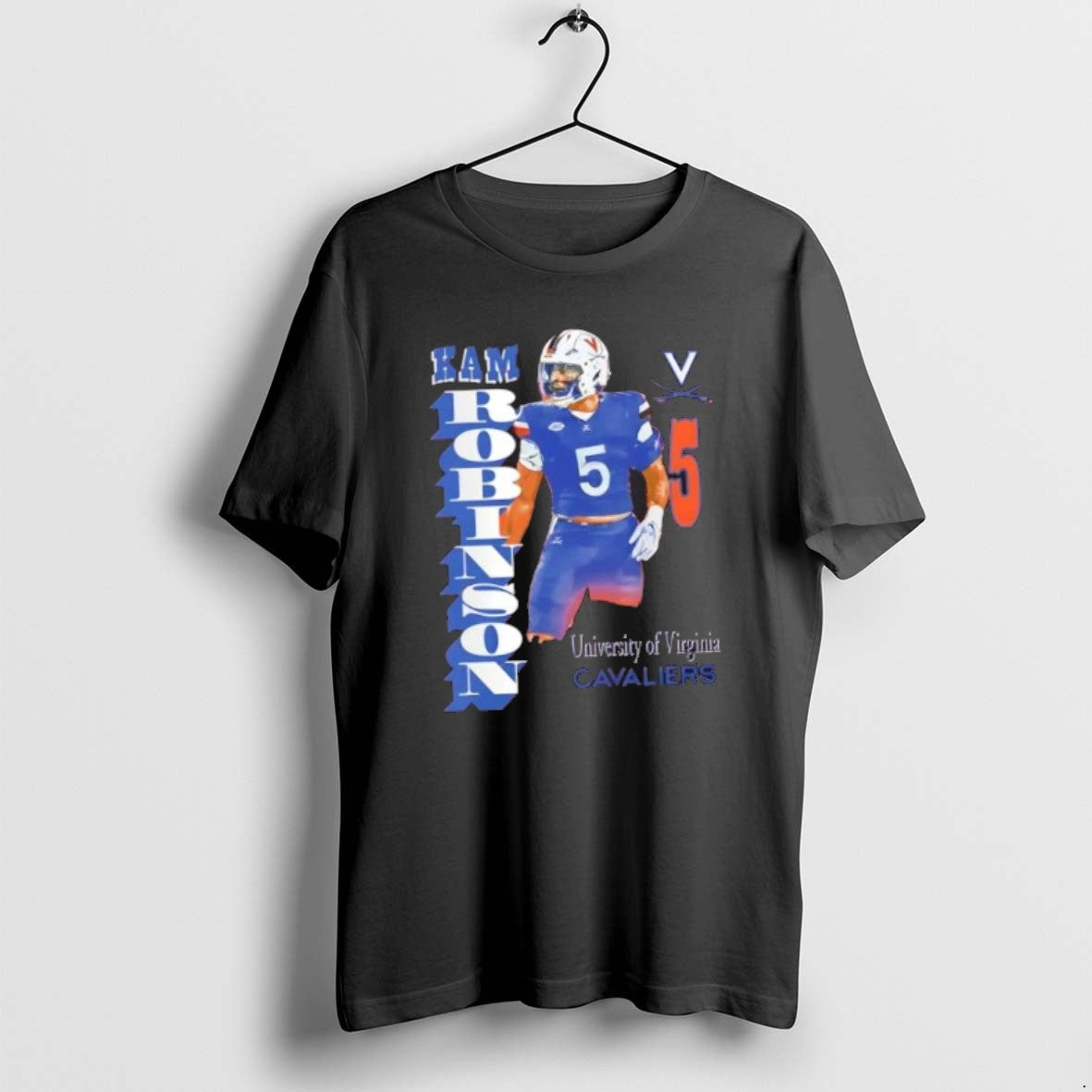 Official Kam Robinson Virginia Cavaliers Portrait T-Shirts, Hoodie, Sweatshirt - T-Shirt, Sweatshirt, Hoodie