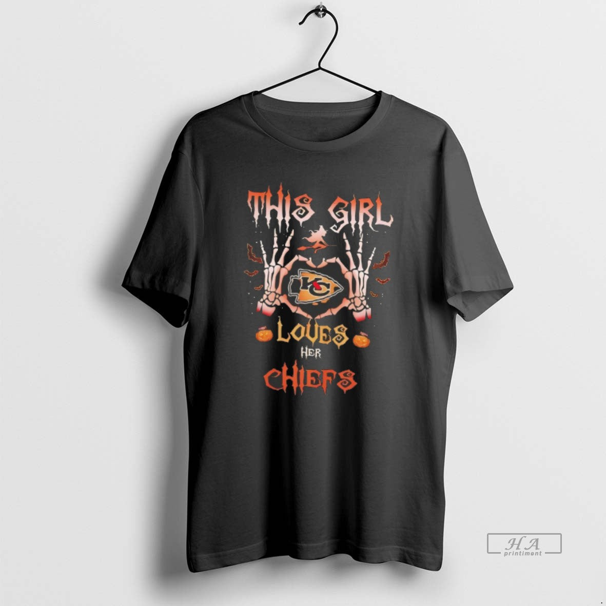 Official Kansas City Chiefs This Girl Loves Her Chiefs Halloween T-Shirts, Hoodie, Sweatshirt - T-Shirt, Sweatshirt, Hoodie