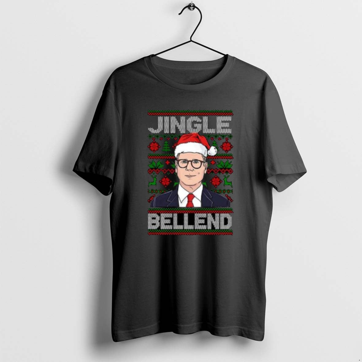 Official Keir Starmer Jingle Bellend Ugly Circle Black T-Shirts, Hoodie, Sweatshirt - T-Shirt, Sweatshirt, Hoodie
