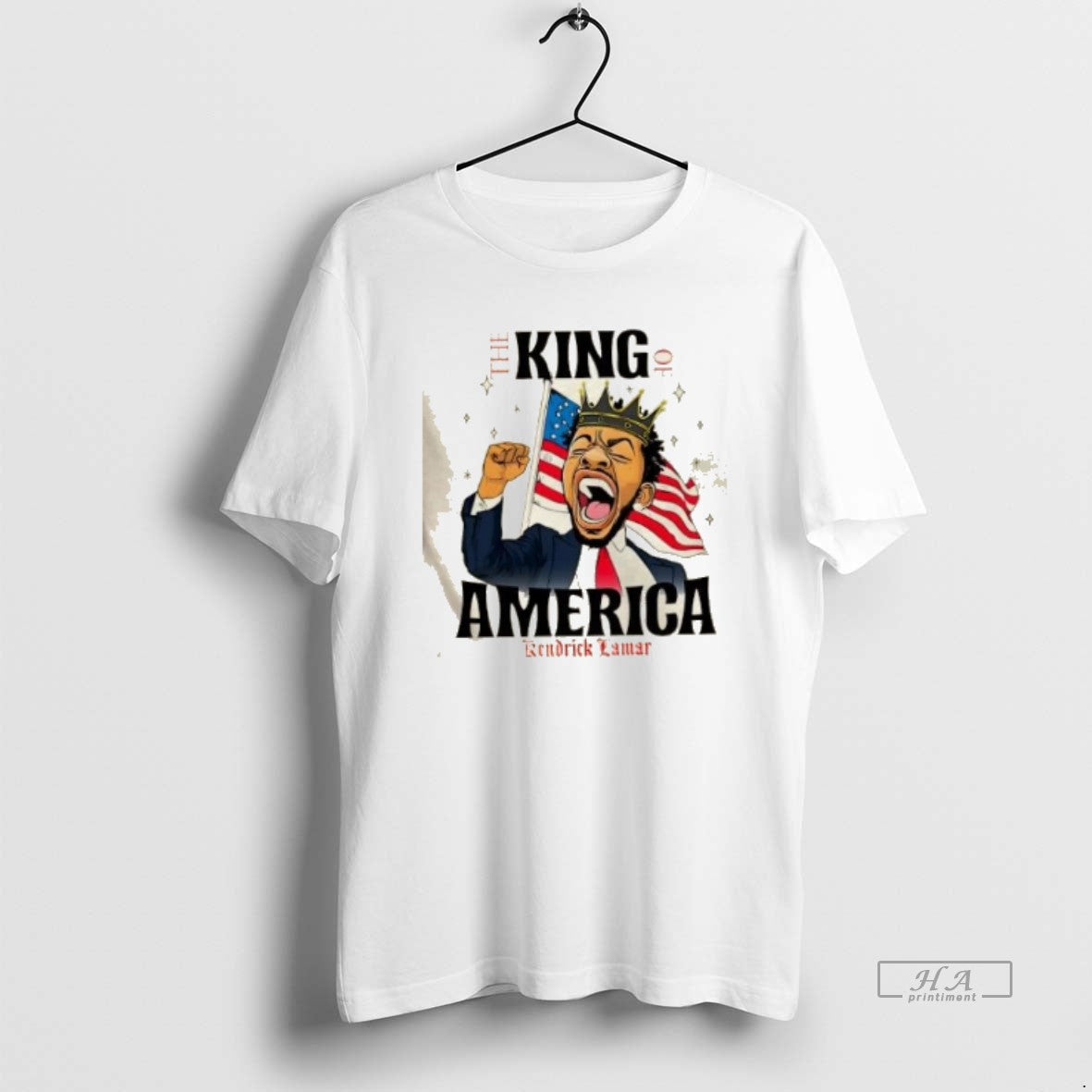 Official Kendrick Lamar King Rap America Flag T-Shirts, Hoodie, Sweatshirt - T-Shirt, Sweatshirt, Hoodie