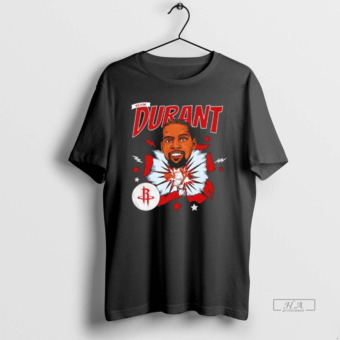 Official Kevin Durant Houston Rockets Nba Player Caricature Comic T-Shirts, Hoodie, Sweatshirt - T-Shirt, Sweatshirt, Hoodie