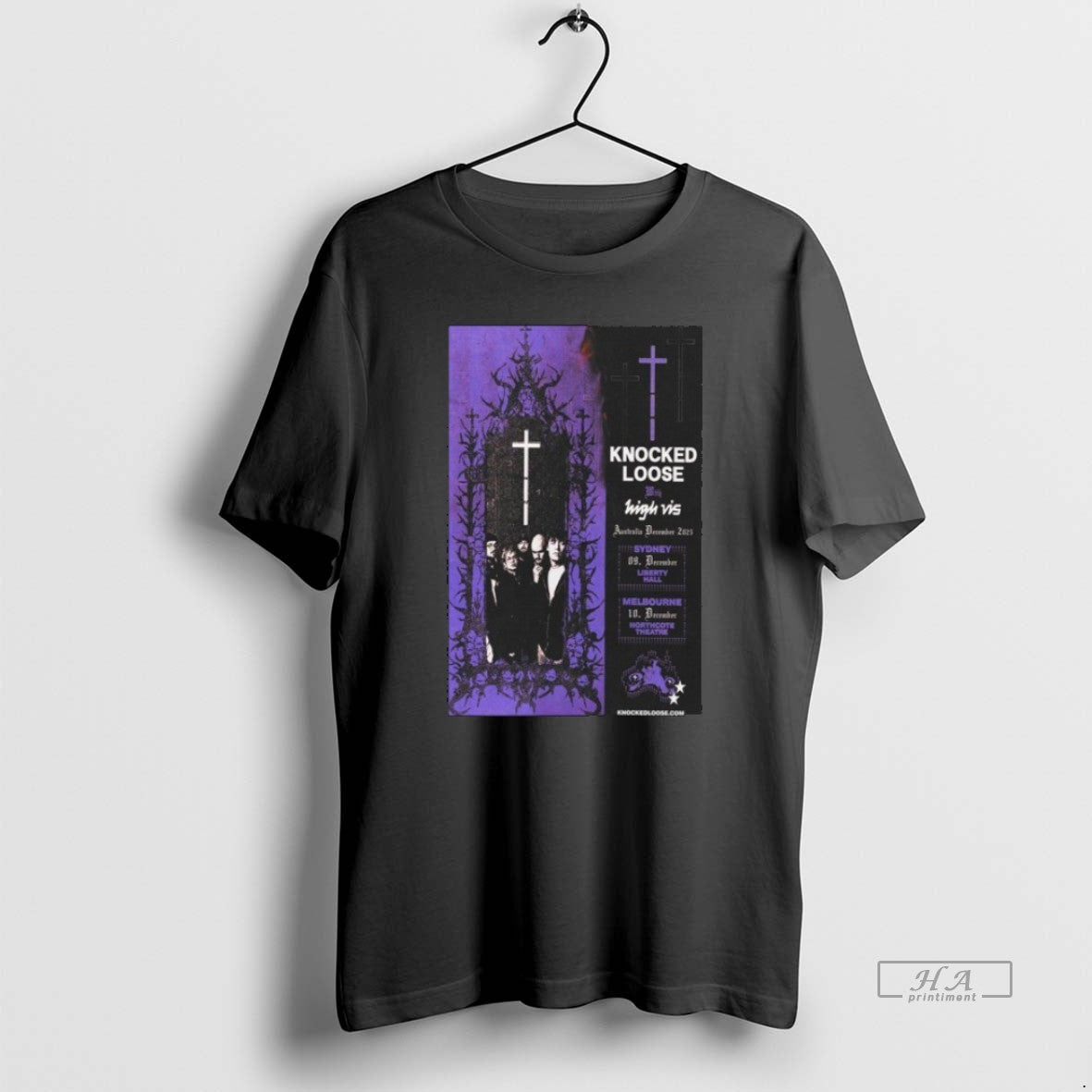 Official Knocked Loose Australia December 9 10 2025 T-Shirts, Hoodie, Sweatshirt - T-Shirt, Sweatshirt, Hoodie