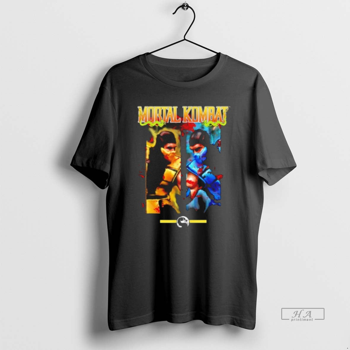 Official Kombat Scorpion Vs Sub Zero Face Off T-Shirts, Hoodie, Sweatshirt - T-Shirt, Sweatshirt, Hoodie