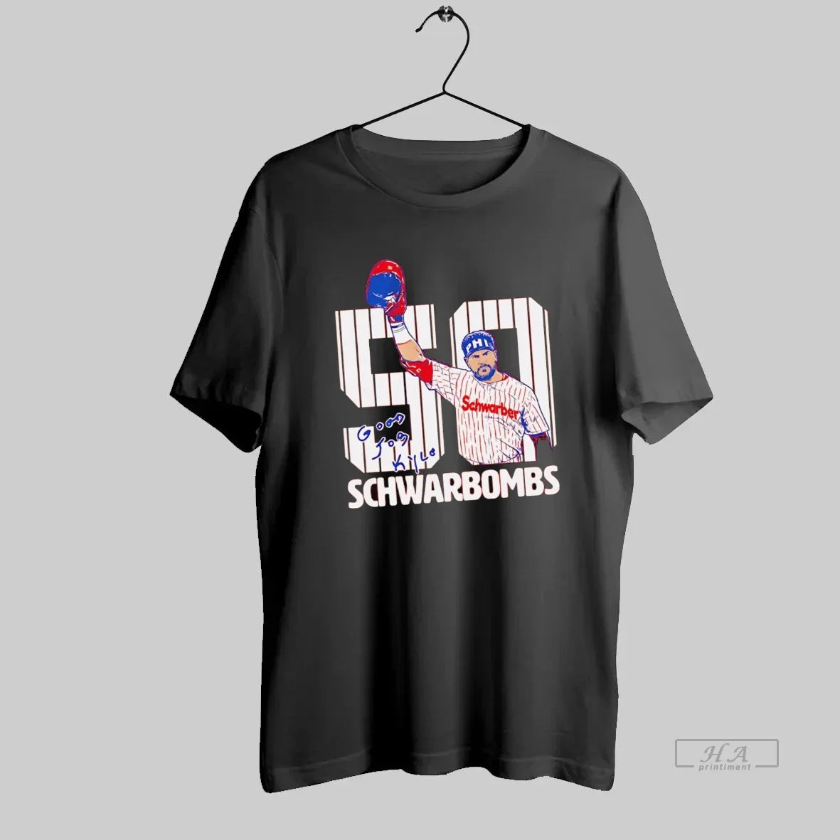 Official Kyle Schwarber 50 Schwarbombs Signature Phillies T-Shirts, Hoodie, Sweatshirt - T-Shirt, Sweatshirt, Hoodie
