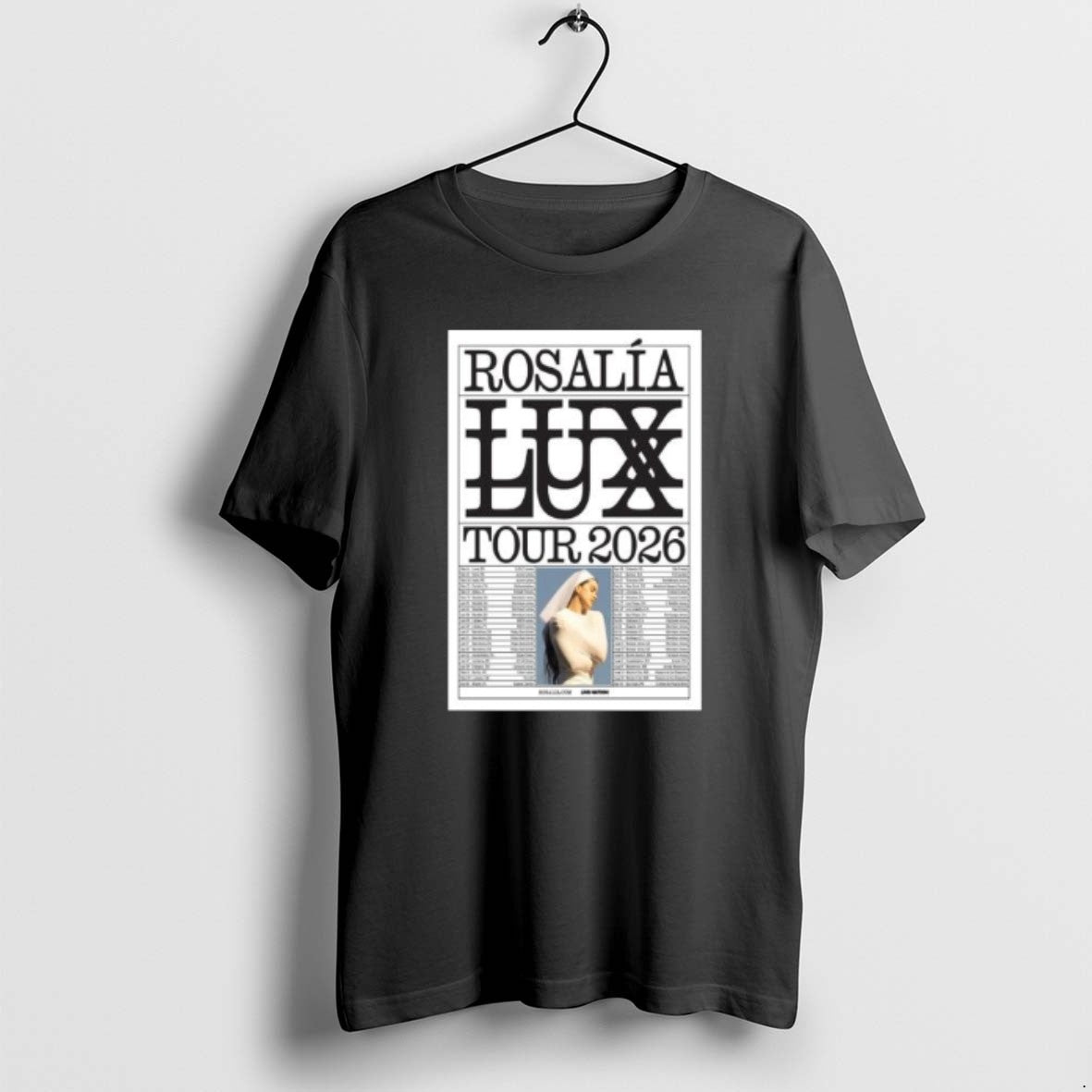 Official La Rosalia Lux Tour Show 2026 Circle Black T-Shirts, Hoodie, Sweatshirt - T-Shirt, Sweatshirt, Hoodie