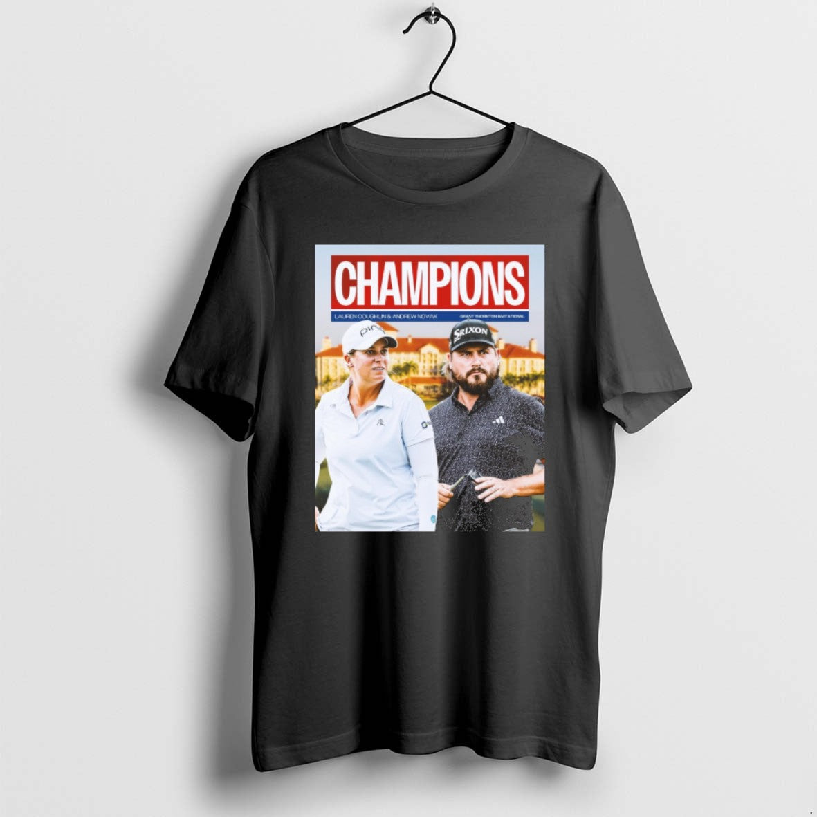 Official Lauren Coughlin Andrew Novak Champions Grant Thornton Invitational 2025 T-Shirts, Hoodie, Sweatshirt - T-Shirt, Sweatshirt, Hoodie