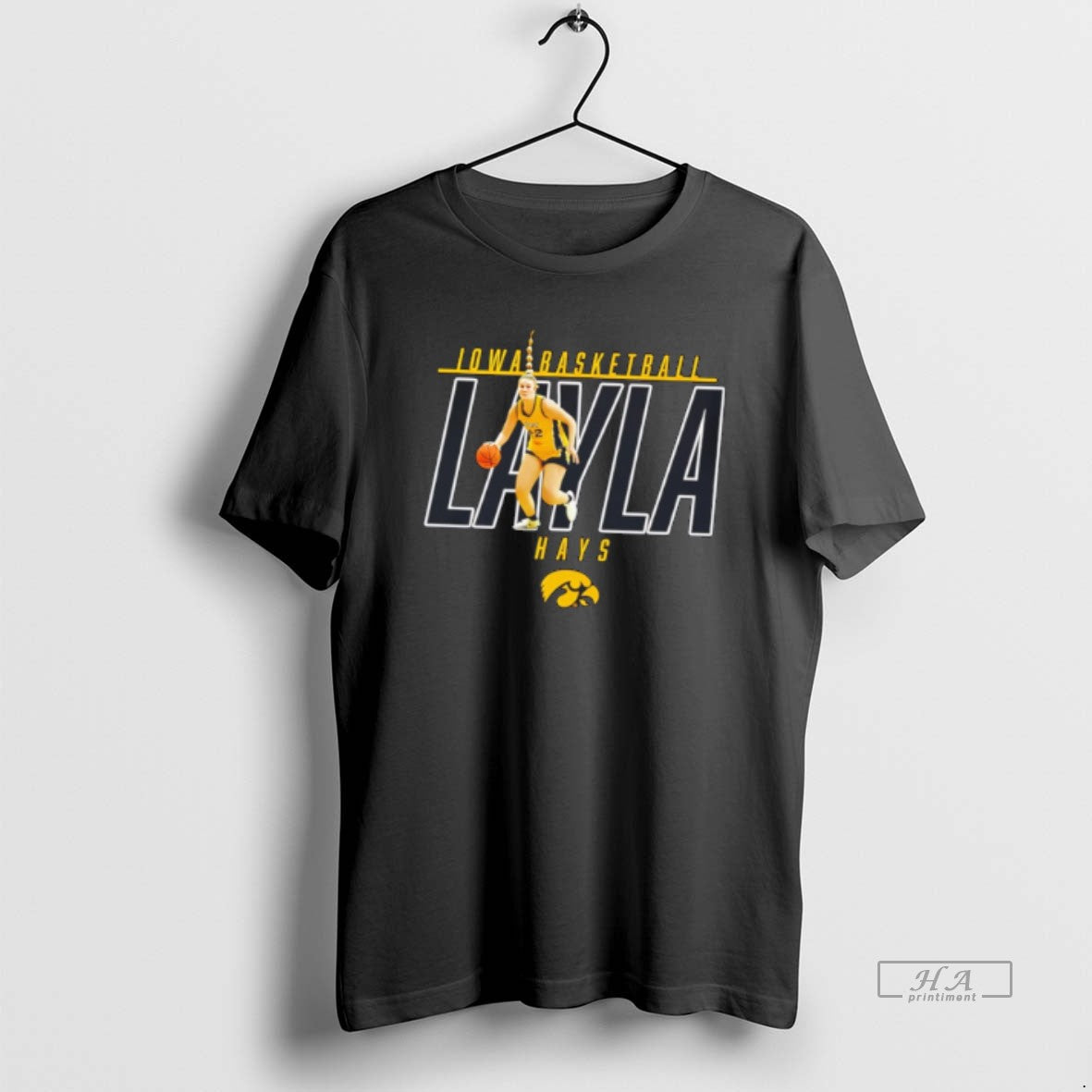 Official Layla Hays Iowa Hawkeyes Illustrated T-Shirts, Hoodie, Sweatshirt - T-Shirt, Sweatshirt, Hoodie