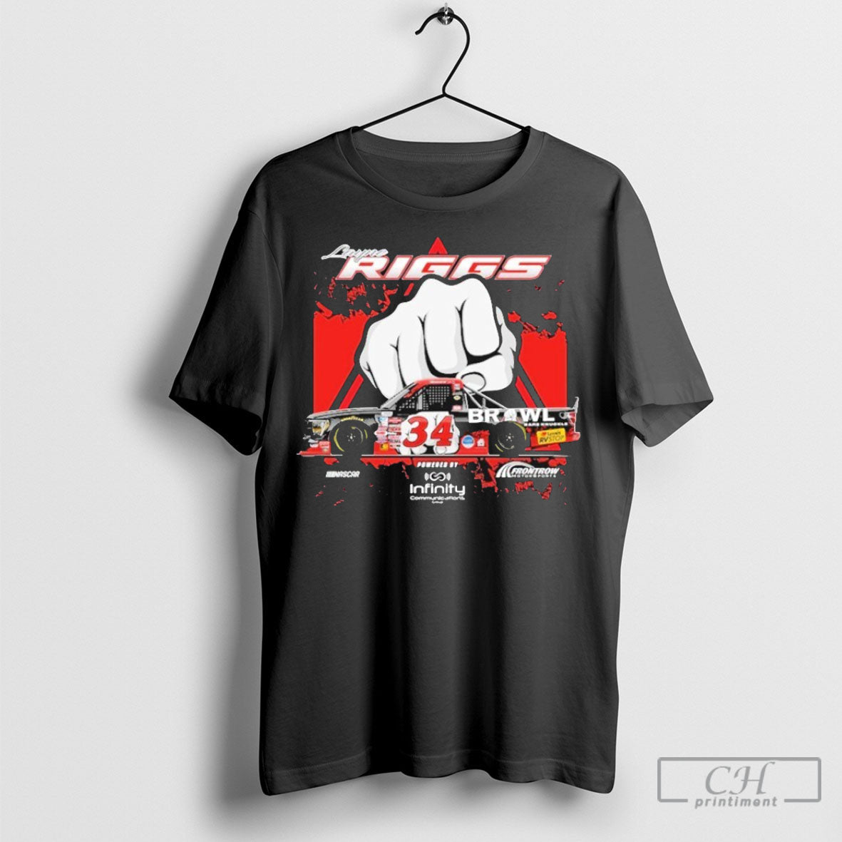 Official Layne Riggs Checkered Flag Sports Bare Knuckle Boxing Car T-Shirts, Hoodie, Sweatshirt - T-Shirt, Sweatshirt, Hoodie