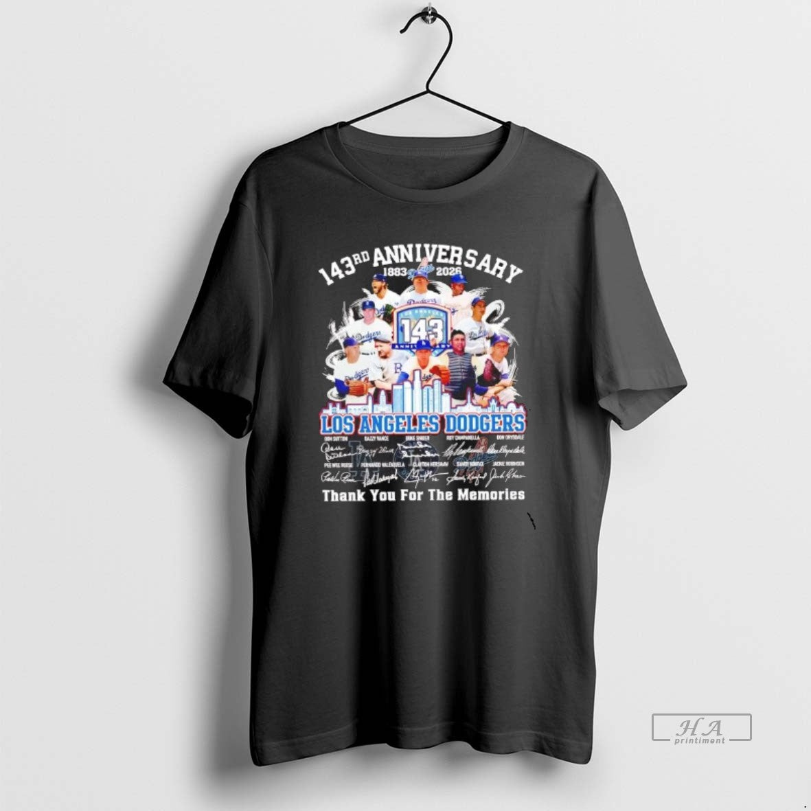 Official Los Angeles Dodgers 143rd Anniversary 1883 2026 Team Players T-Shirts, Hoodie, Sweatshirt - T-Shirt, Sweatshirt, Hoodie