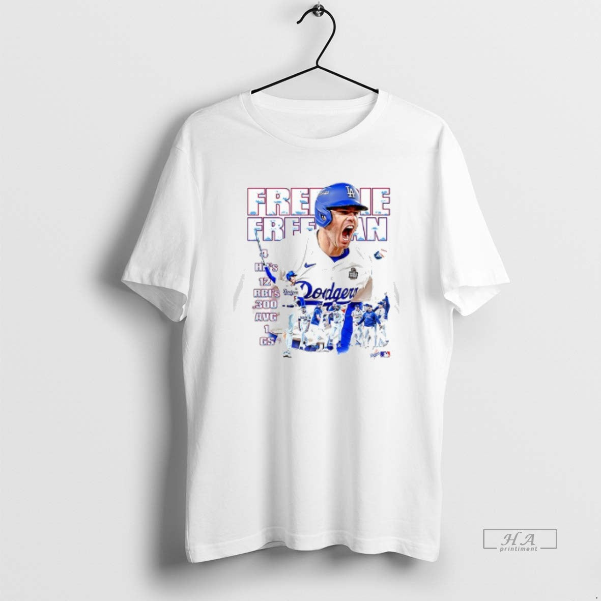 Official Los Angeles Dodgers Freedie Freeman 4 Hr2 12 Rbis 5 T-Shirts, Hoodie, Sweatshirt - T-Shirt, Sweatshirt, Hoodie