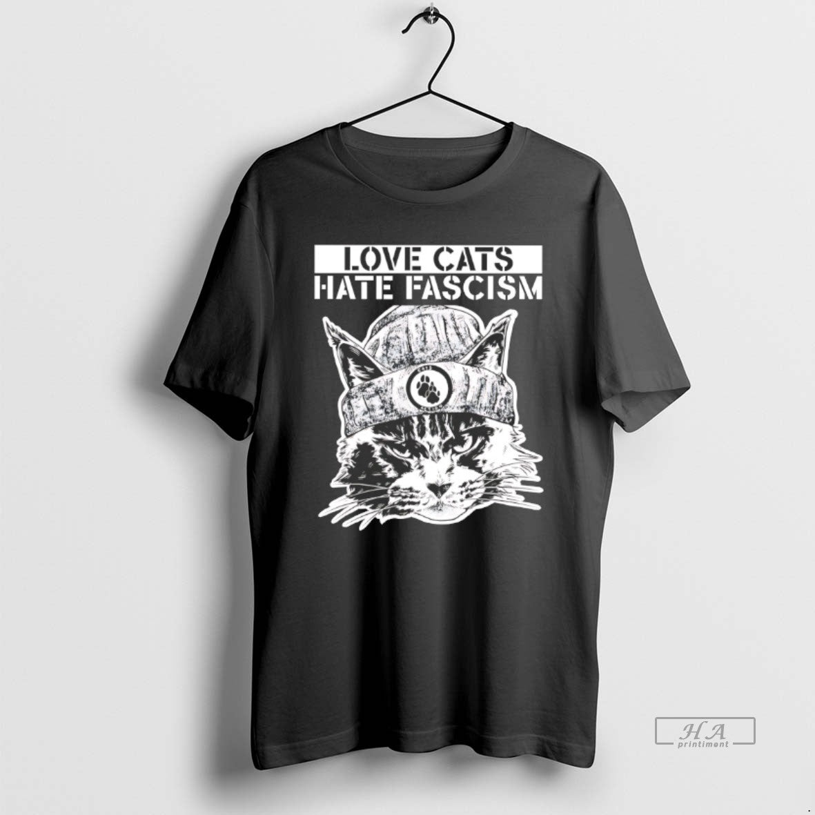 Official Love Cats Hate Fascism T-Shirts, Hoodie, Sweatshirt - T-Shirt, Sweatshirt, Hoodie