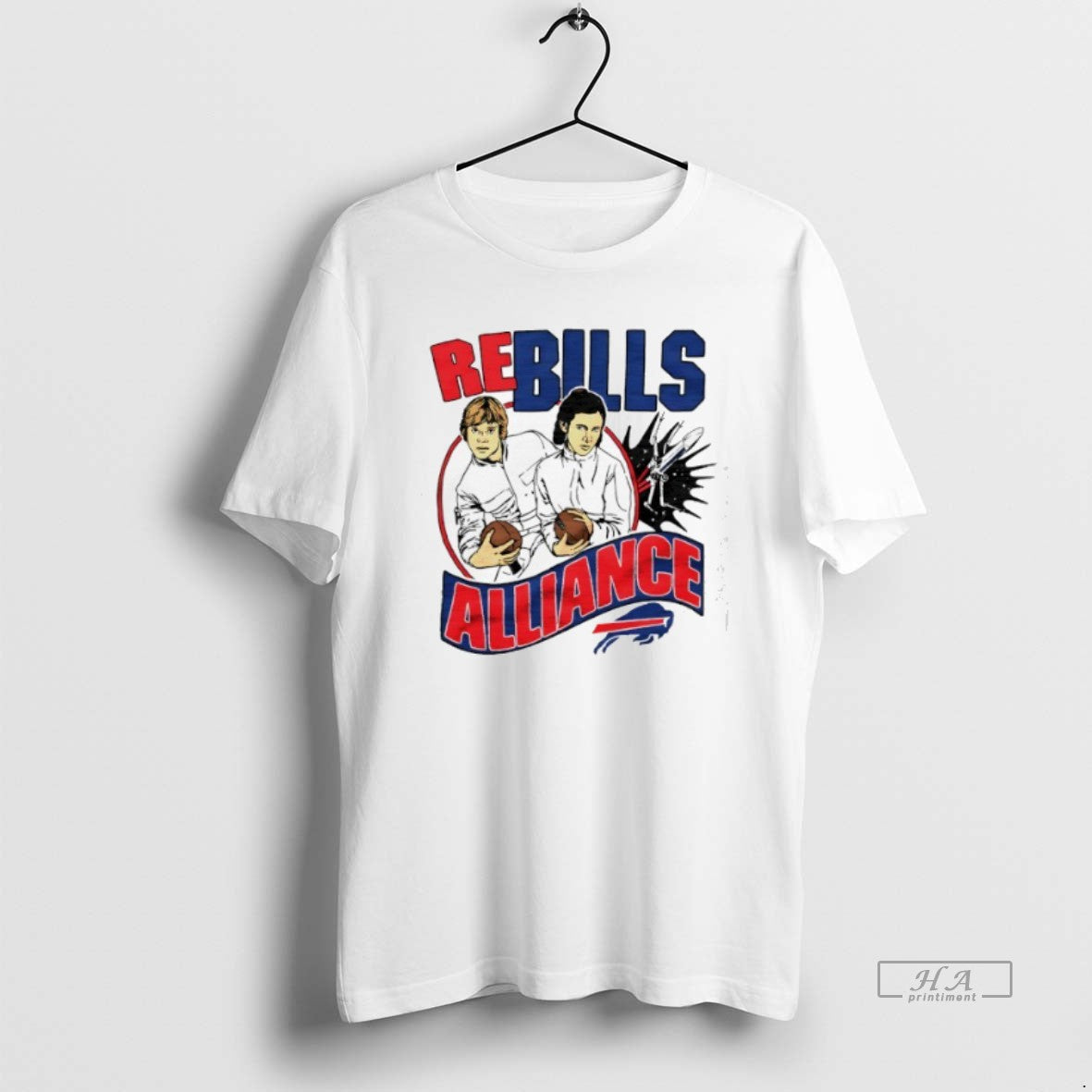 Official Luke Skywalke X Buffalo Bill Football Alliance Rebills T-Shirts, Hoodie, Sweatshirt - T-Shirt, Sweatshirt, Hoodie