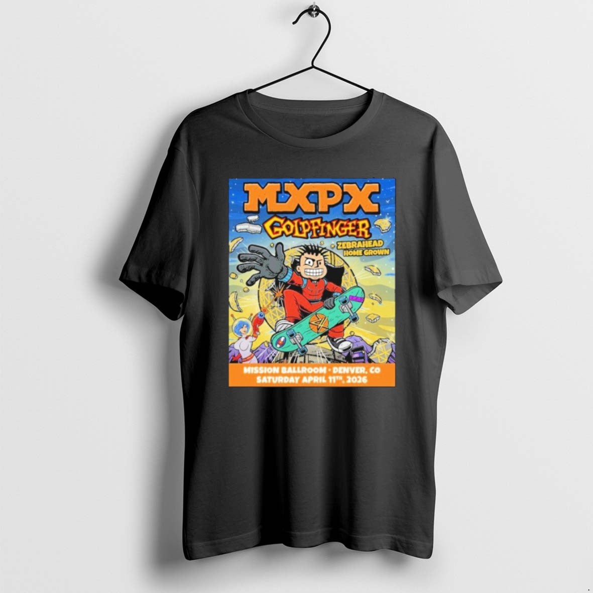 Official Mxpx Goldfinger Mission Ballroom Apr 11 2026 Denver Co T-Shirts, Hoodie, Sweatshirt - T-Shirt, Sweatshirt, Hoodie