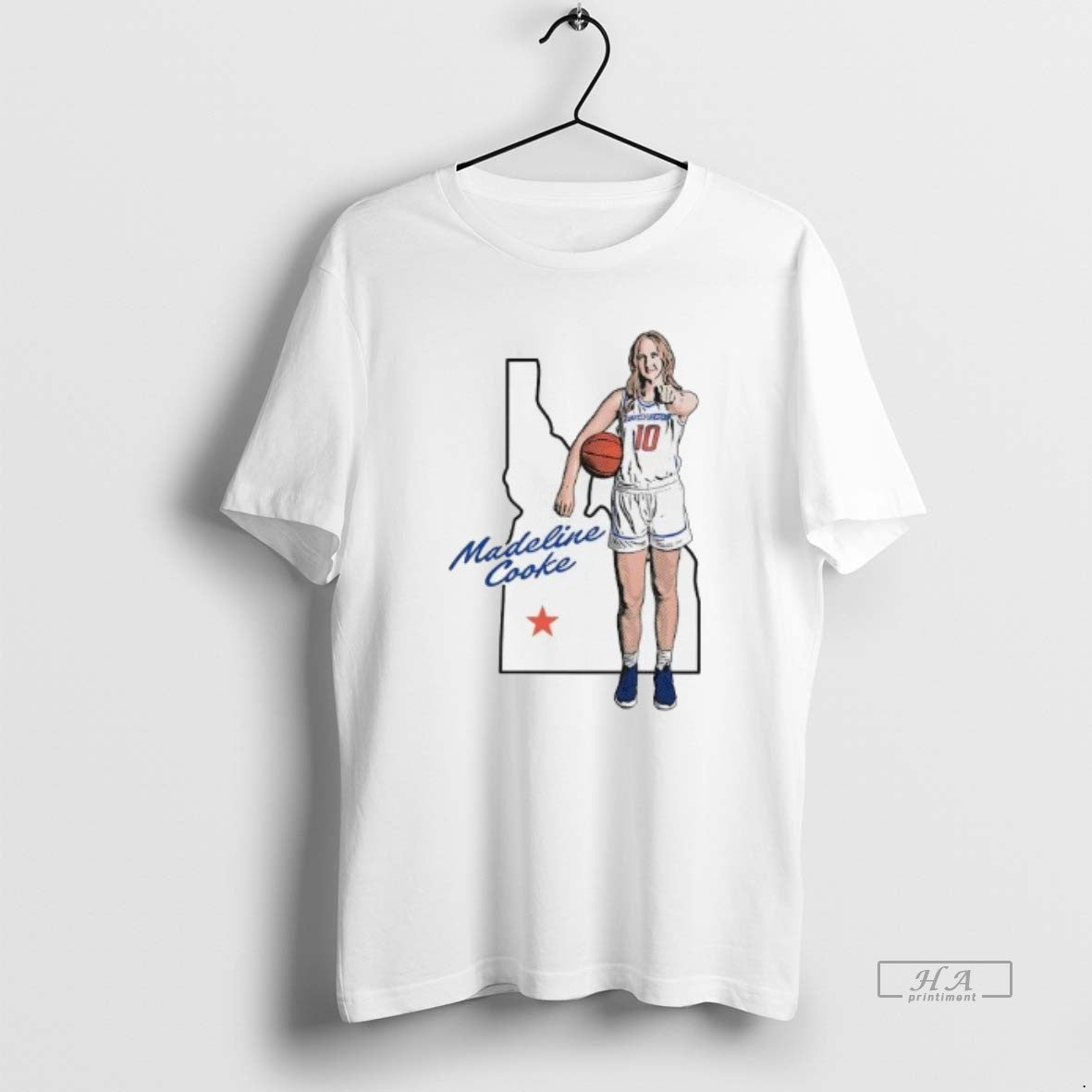 Official Madeline Cooke Hometown Pointing Boise State Basketball T-Shirts, Hoodie, Sweatshirt - T-Shirt, Sweatshirt, Hoodie