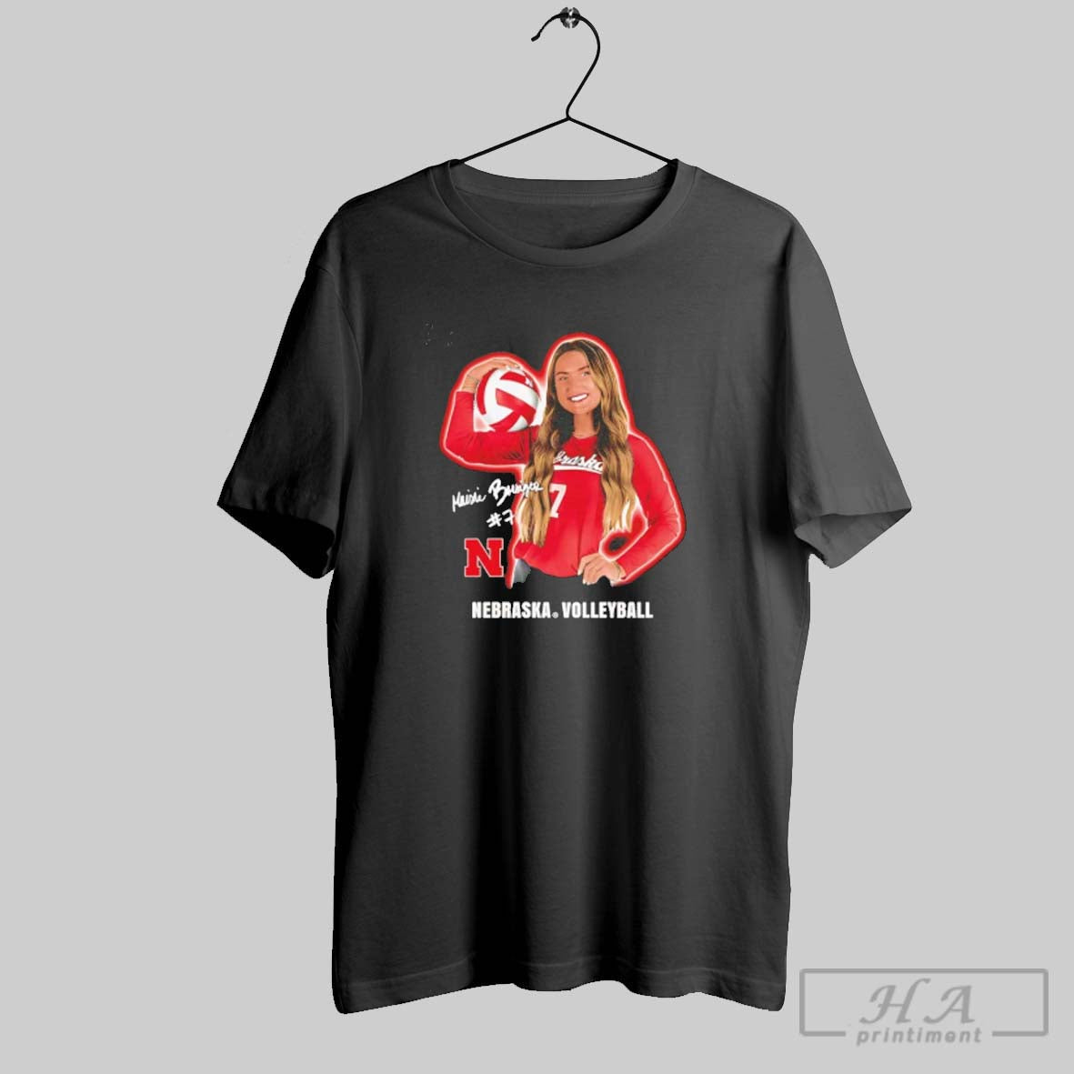Official Maisie Boesiger Nebraska Huskers Portrait Signature T-Shirts, Hoodie, Sweatshirt - T-Shirt, Sweatshirt, Hoodie