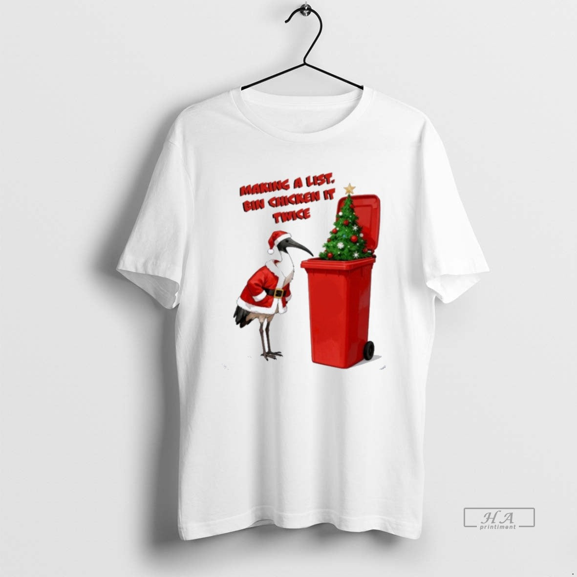 Official Making List Bin Chicken Twice Xmas Tree T-Shirts, Hoodie, Sweatshirt - T-Shirt, Sweatshirt, Hoodie